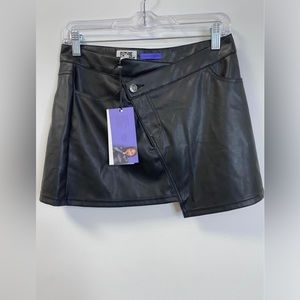 Black Leather Skirt